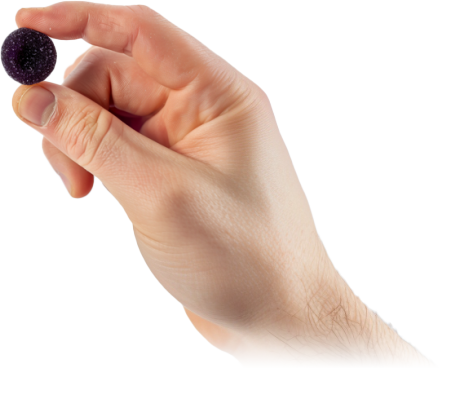 hand holding gummie